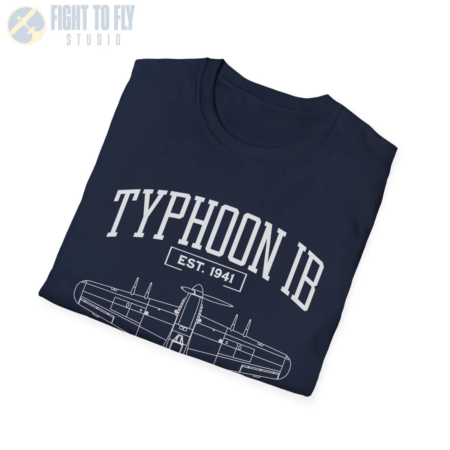 Hawker Typhoon Mk. Ib - T-Shirt - Pilot gifts - WWII warbird t-shirt