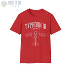 Hawker Typhoon Mk. Ib - T-Shirt - Pilot gifts - WWII warbird t-shirt