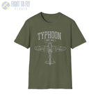 Hawker Typhoon - T-Shirt - Pilot gifts - WWII warbird t-shirt