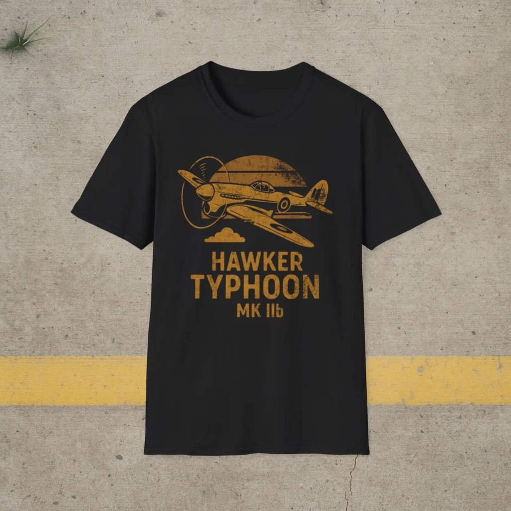 Hawker Typhoon “Retro Heritage” WWII T-Shirt - Pilot gifts - warbird t-shirt