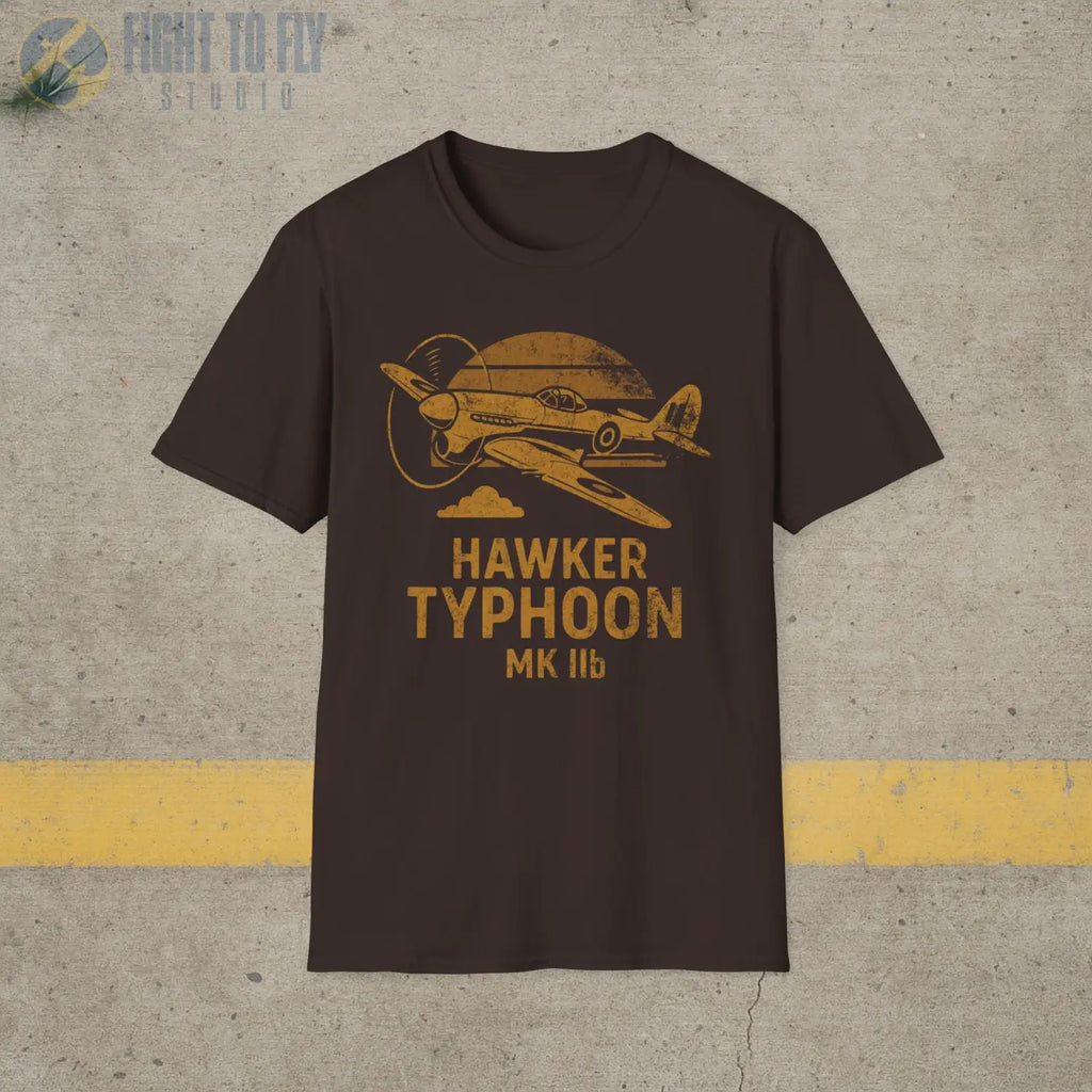 Hawker Typhoon “Retro Heritage” WWII T-Shirt - Pilot gifts - warbird t-shirt