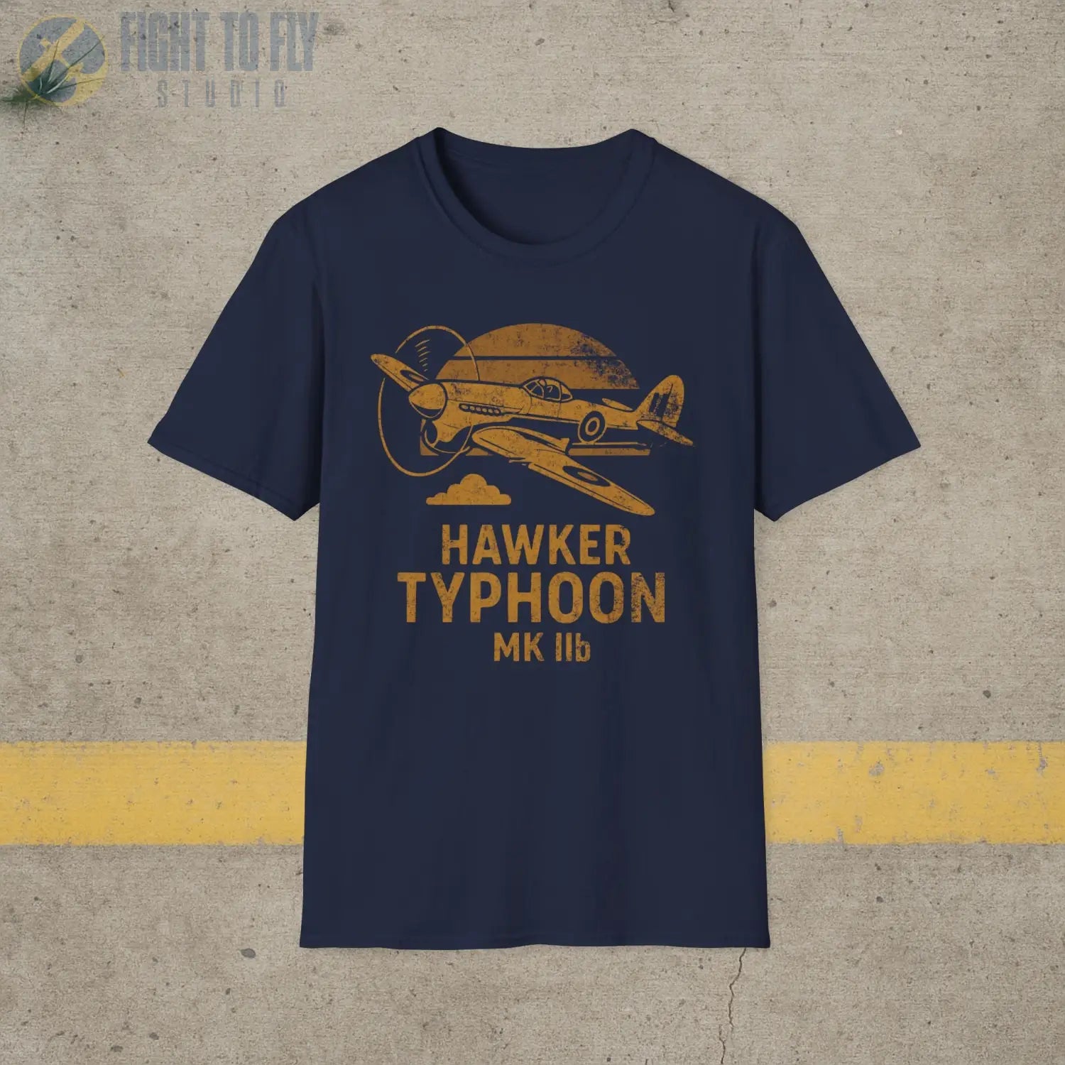 Hawker Typhoon “Retro Heritage” WWII T-Shirt - Pilot gifts - warbird t-shirt