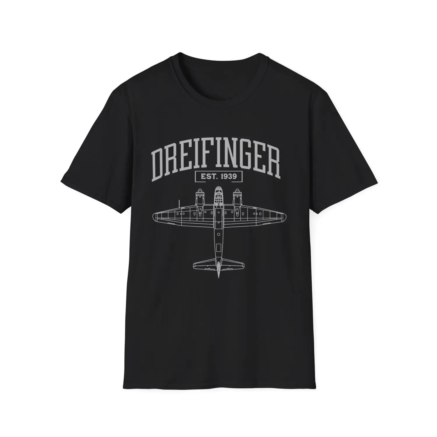 He 162 Dreifinger - T-Shirt - Pilot gifts - WWII warbird t-shirt