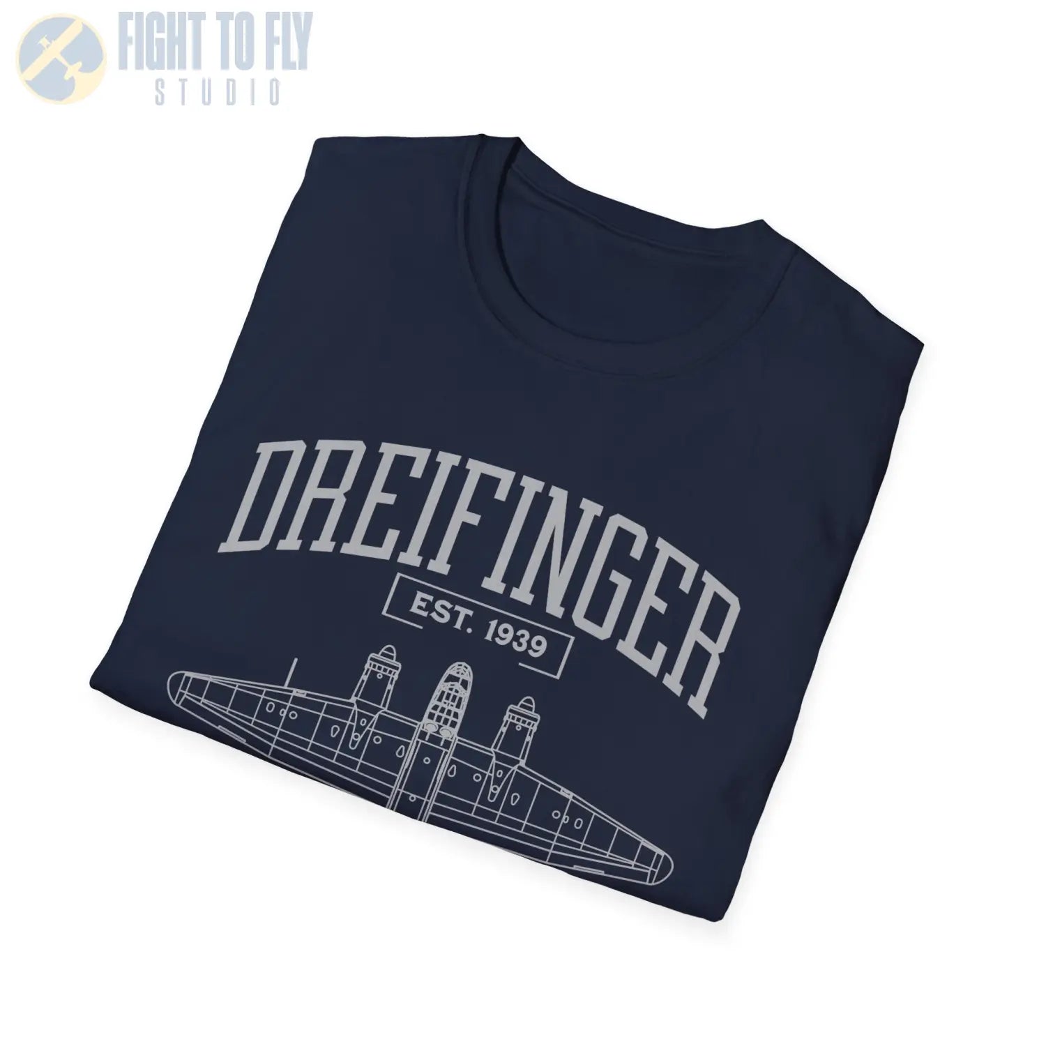 He 162 Dreifinger - T-Shirt - Pilot gifts - WWII warbird t-shirt