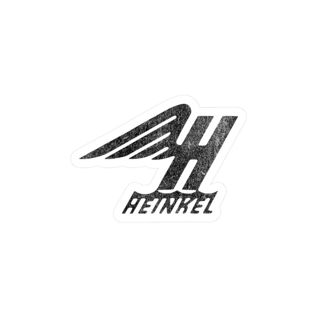 Heinkel Kiss-Cut Vinyl Decals - Retro Design - Paper products - Gifts for pilots - Aviation apparel