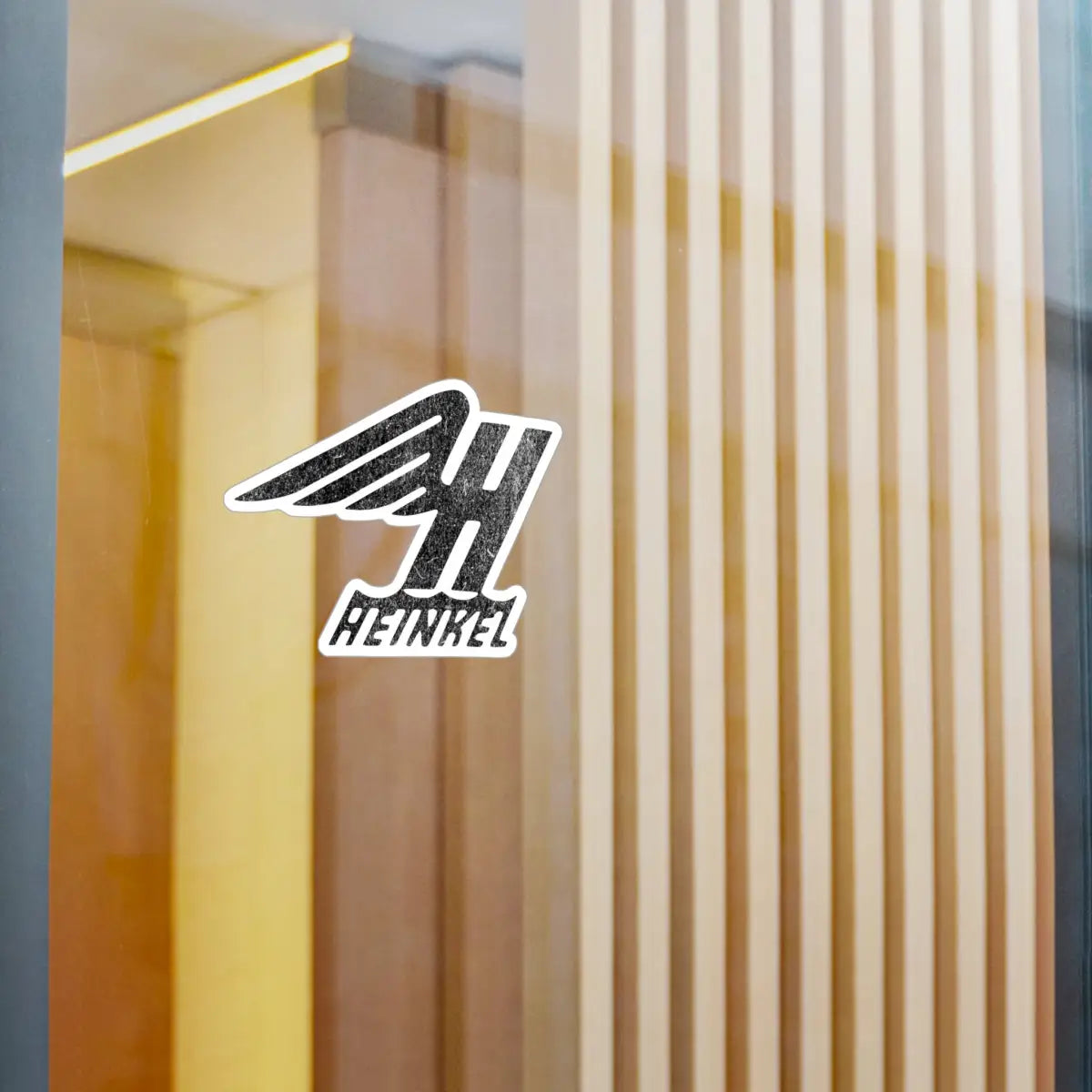 Heinkel Kiss-Cut Vinyl Decals - Retro Design - Paper products - Pilot gifts - WWII warbird t-shirt