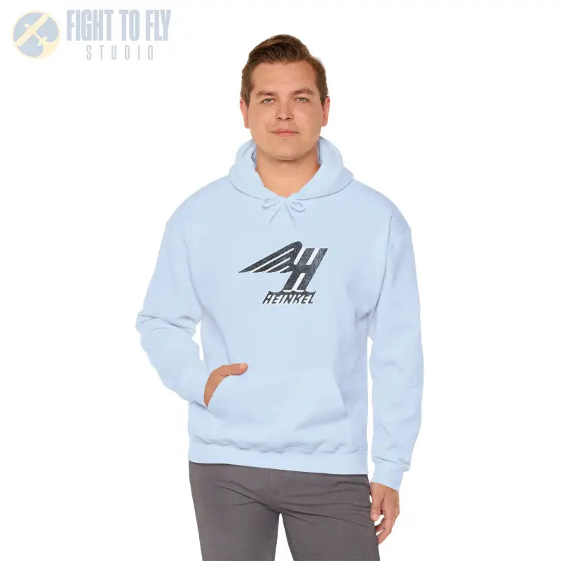 Heinkel Vintage Logo Hoodie - Gifts for pilots - Aviation apparel