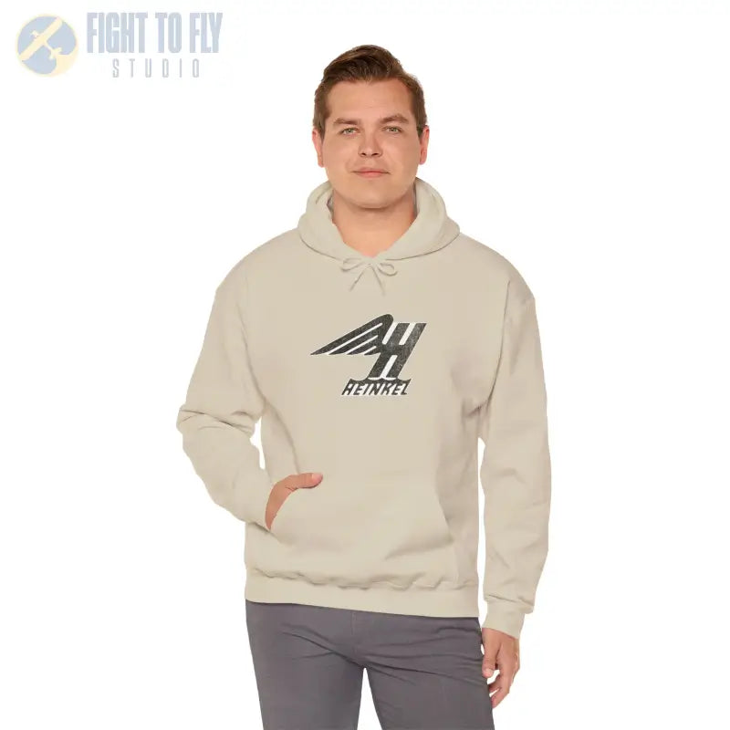 Heinkel Vintage Logo Hoodie - Gifts for pilots - Aviation apparel