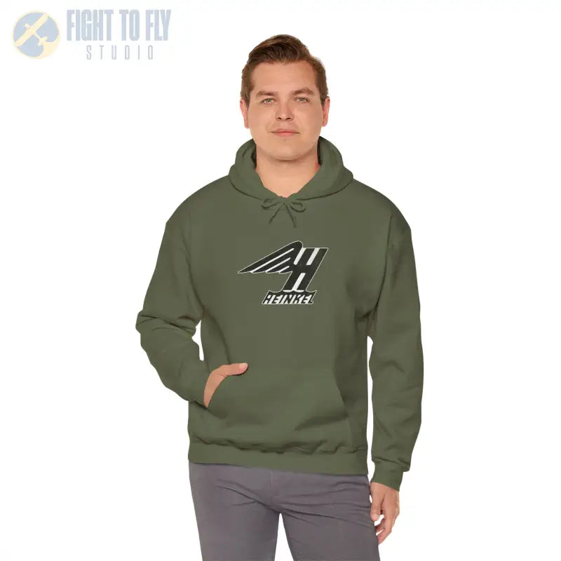 Heinkel Vintage Logo Hoodie - Gifts for pilots - Aviation apparel