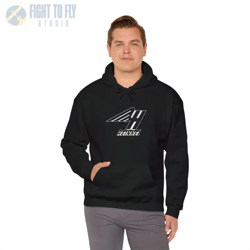 Heinkel Vintage Logo Hoodie - Gifts for pilots - Aviation apparel