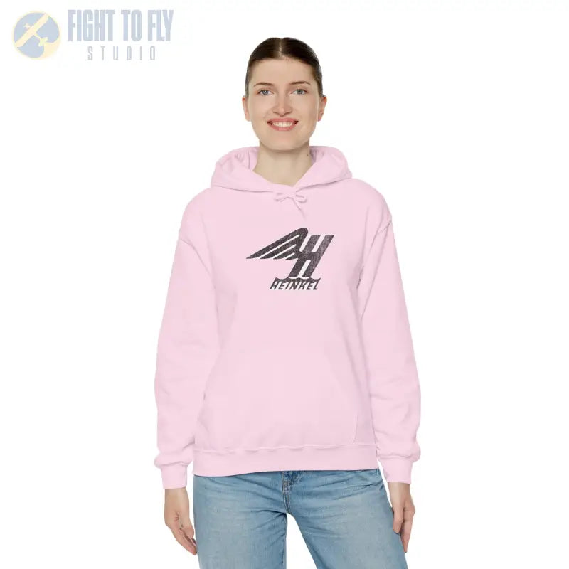 Heinkel Vintage Logo Hoodie - Gifts for pilots - Aviation apparel