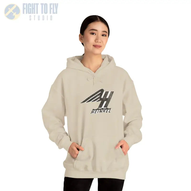Heinkel Vintage Logo Hoodie - Gifts for pilots - Aviation apparel