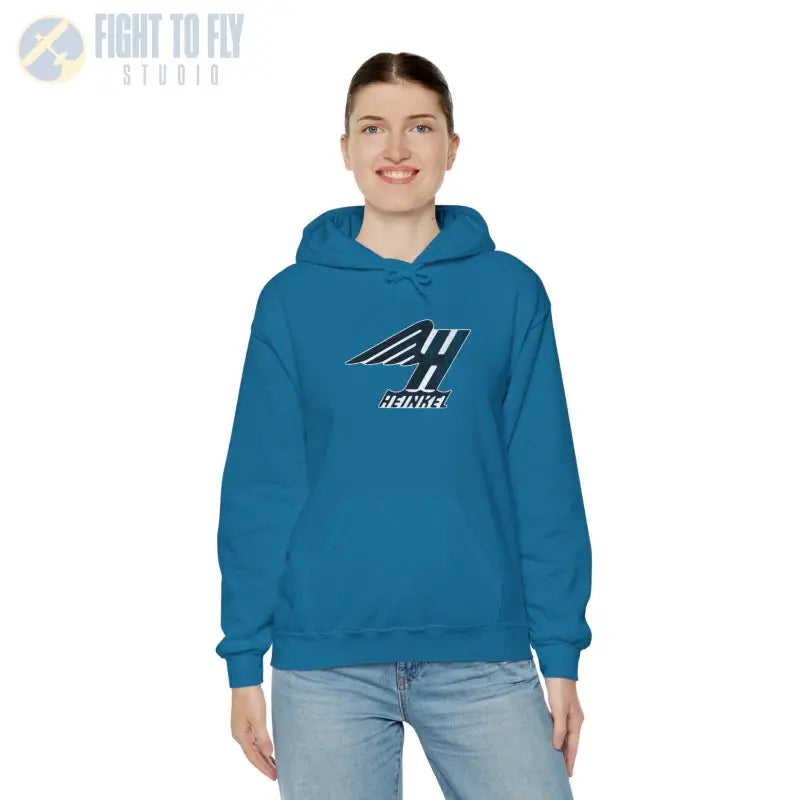 Heinkel Vintage Logo Hoodie - Gifts for pilots - Aviation apparel