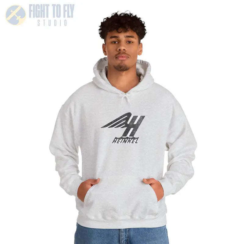 Heinkel Vintage Logo Hoodie - Gifts for pilots - Aviation apparel