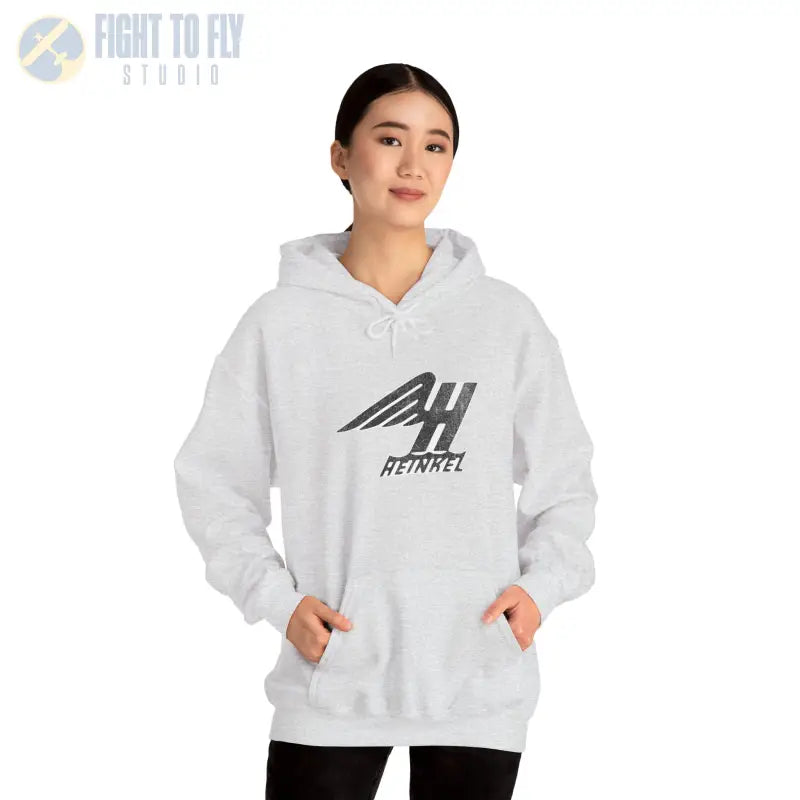 Heinkel Vintage Logo Hoodie - Gifts for pilots - Aviation apparel