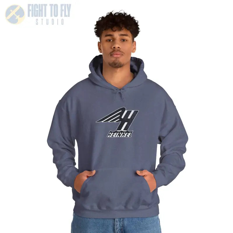 Heinkel Vintage Logo Hoodie - Gifts for pilots - Aviation apparel