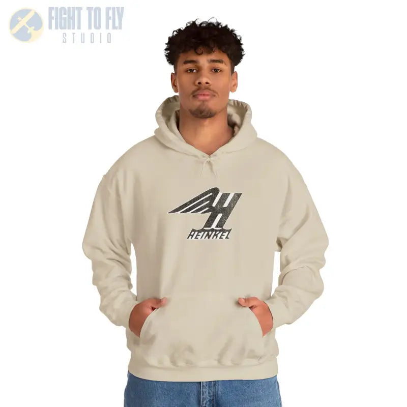 Heinkel Vintage Logo Hoodie - Gifts for pilots - Aviation apparel