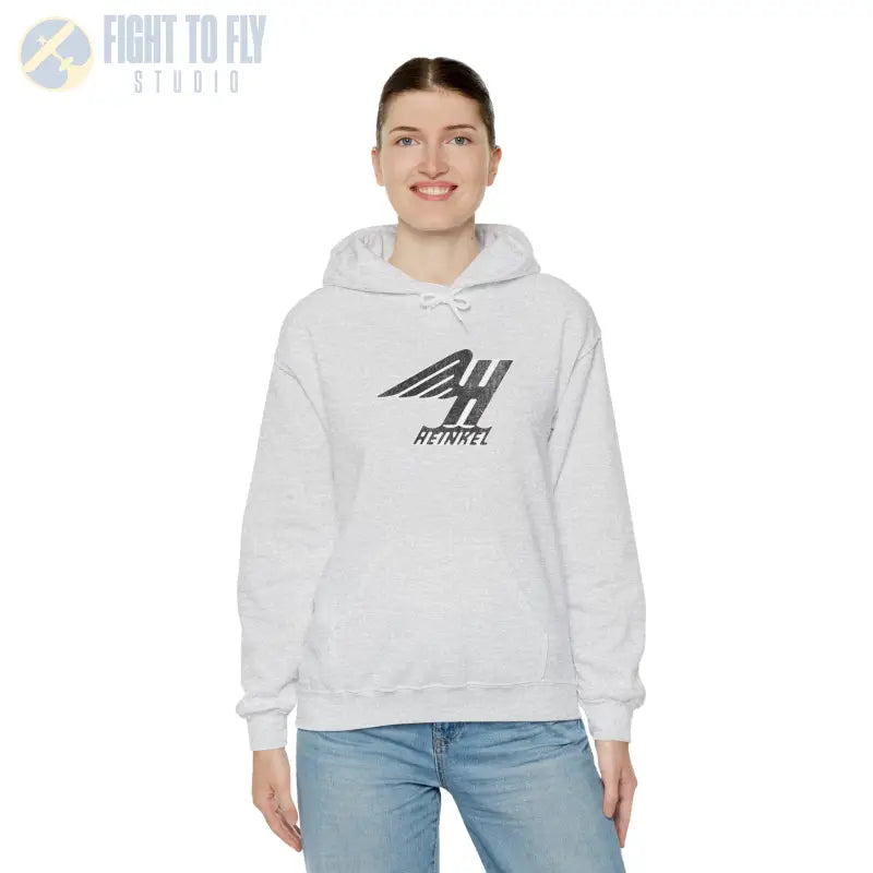 Heinkel Vintage Logo Hoodie - Gifts for pilots - Aviation apparel