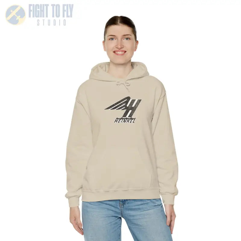 Heinkel Vintage Logo Hoodie - Gifts for pilots - Aviation apparel