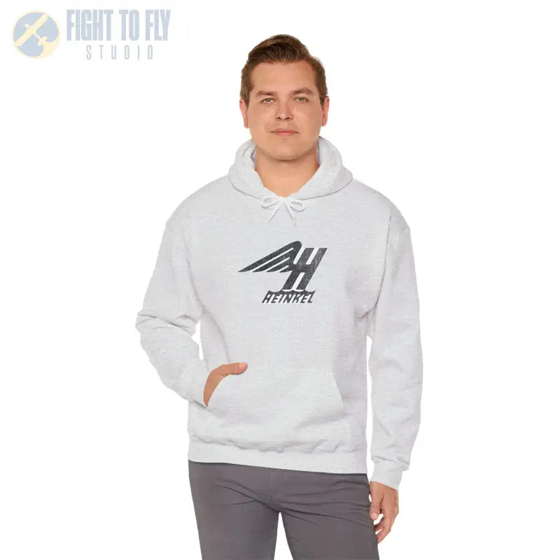 Heinkel Vintage Logo Hoodie - Gifts for pilots - Aviation apparel