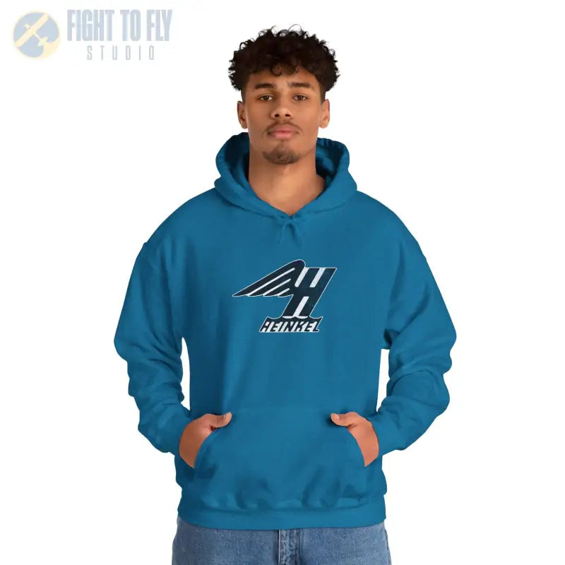 Heinkel Vintage Logo Hoodie - Gifts for pilots - Aviation apparel