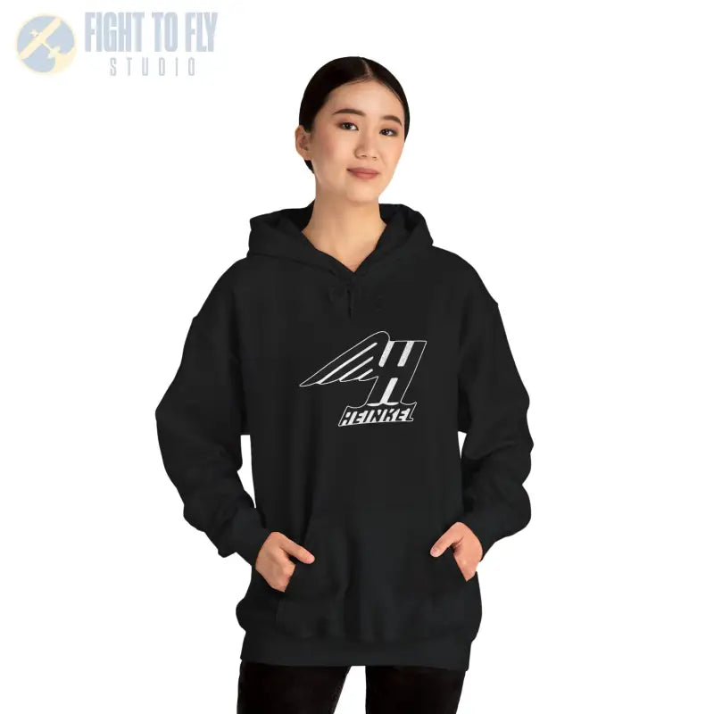 Heinkel Vintage Logo Hoodie - Gifts for pilots - Aviation apparel