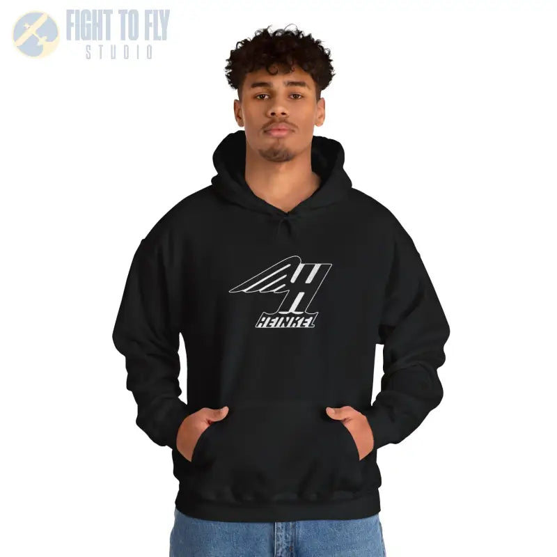 Heinkel Vintage Logo Hoodie - Gifts for pilots - Aviation apparel