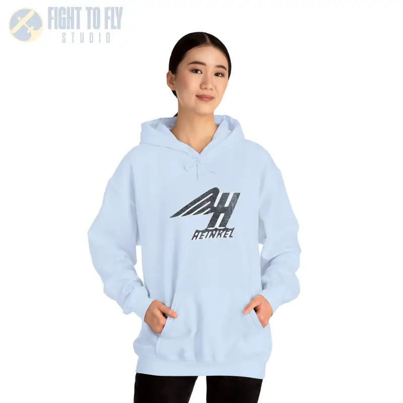 Heinkel Vintage Logo Hoodie - Gifts for pilots - Aviation apparel