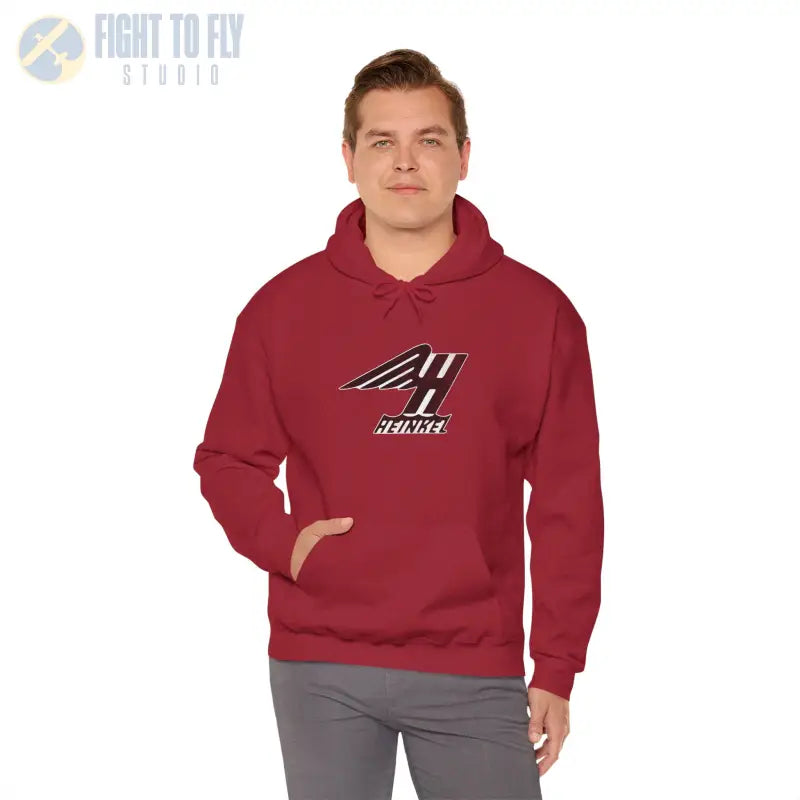 Heinkel Vintage Logo Hoodie - Gifts for pilots - Aviation apparel