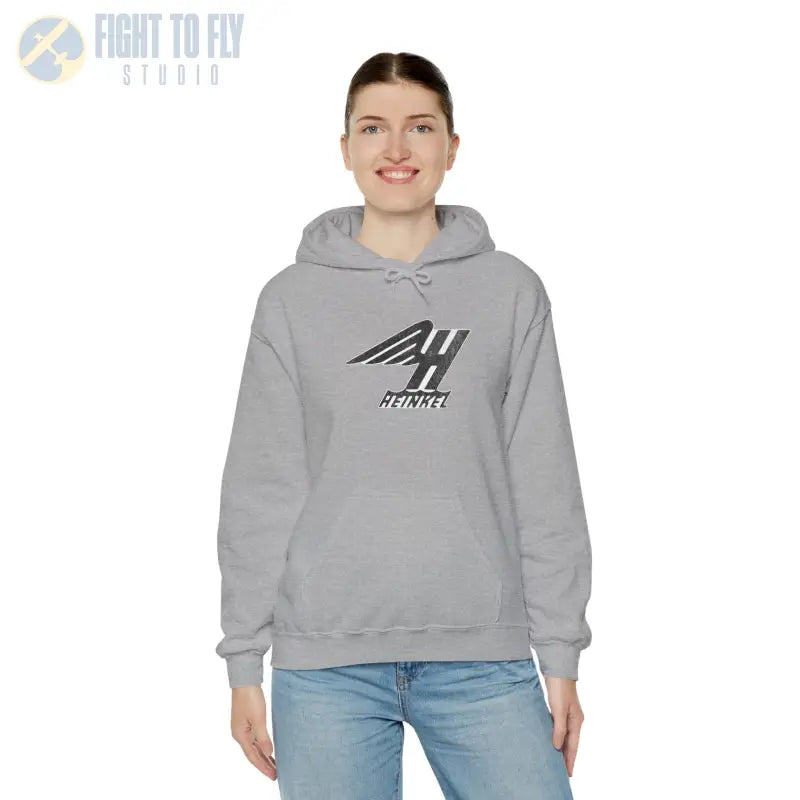 Heinkel Vintage Logo Hoodie - Gifts for pilots - Aviation apparel