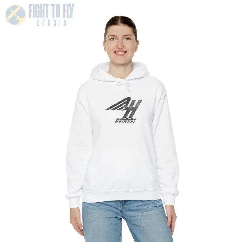 Heinkel Vintage Logo Hoodie - Gifts for pilots - Aviation apparel