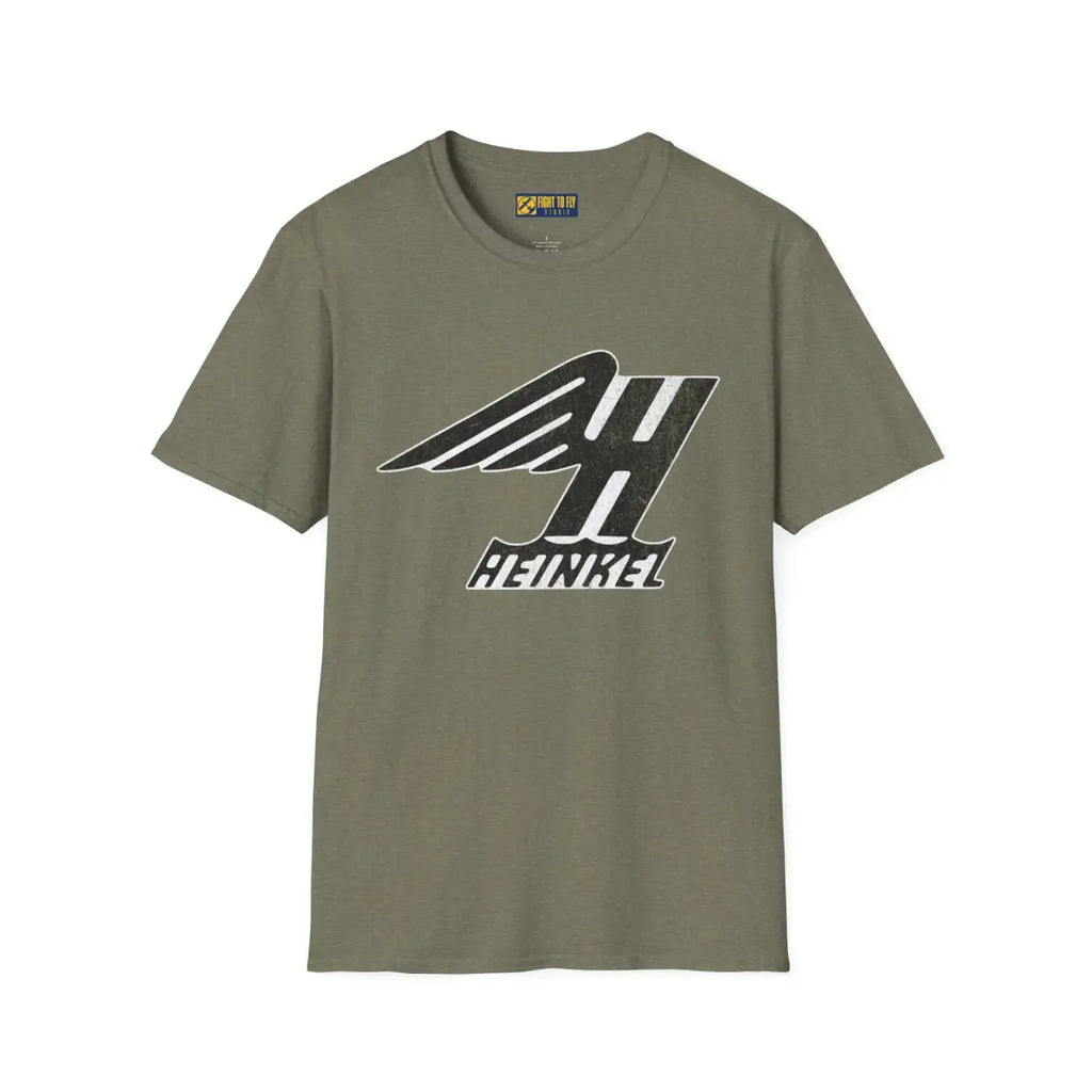 Heinkel Vintage Logo Tee - T-Shirt - Pilot gifts - WWII warbird t-shirt