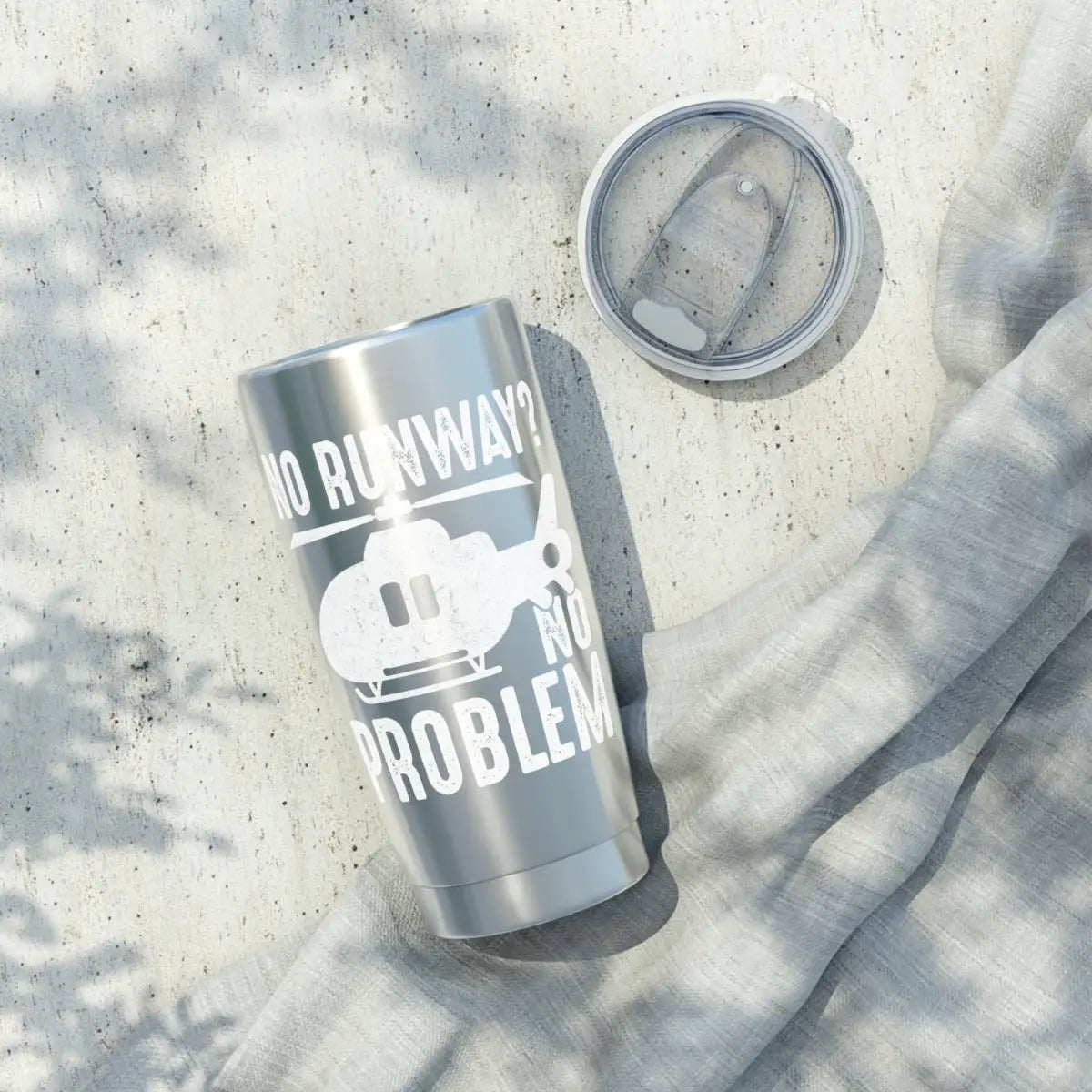 Helicopter Adventure - No Runway? Problem! - Mug - Pilot gifts - WWII warbird t-shirt