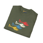 Helicopter Adventure T-Shirt - Pilot gifts - WWII warbird t-shirt