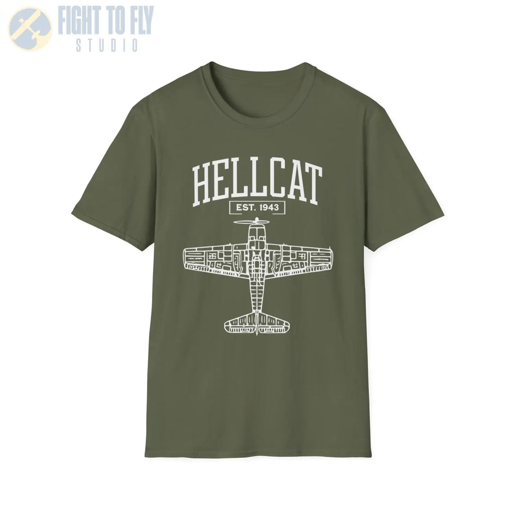 F6F Hellcat - T-Shirt - Pilot gifts - WWII warbird t-shirt