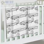 Heritage Wings Baby Blanket – C-47 Skytrain Line Art - Home Decor - Pilot gifts - WWII warbird t-shirt