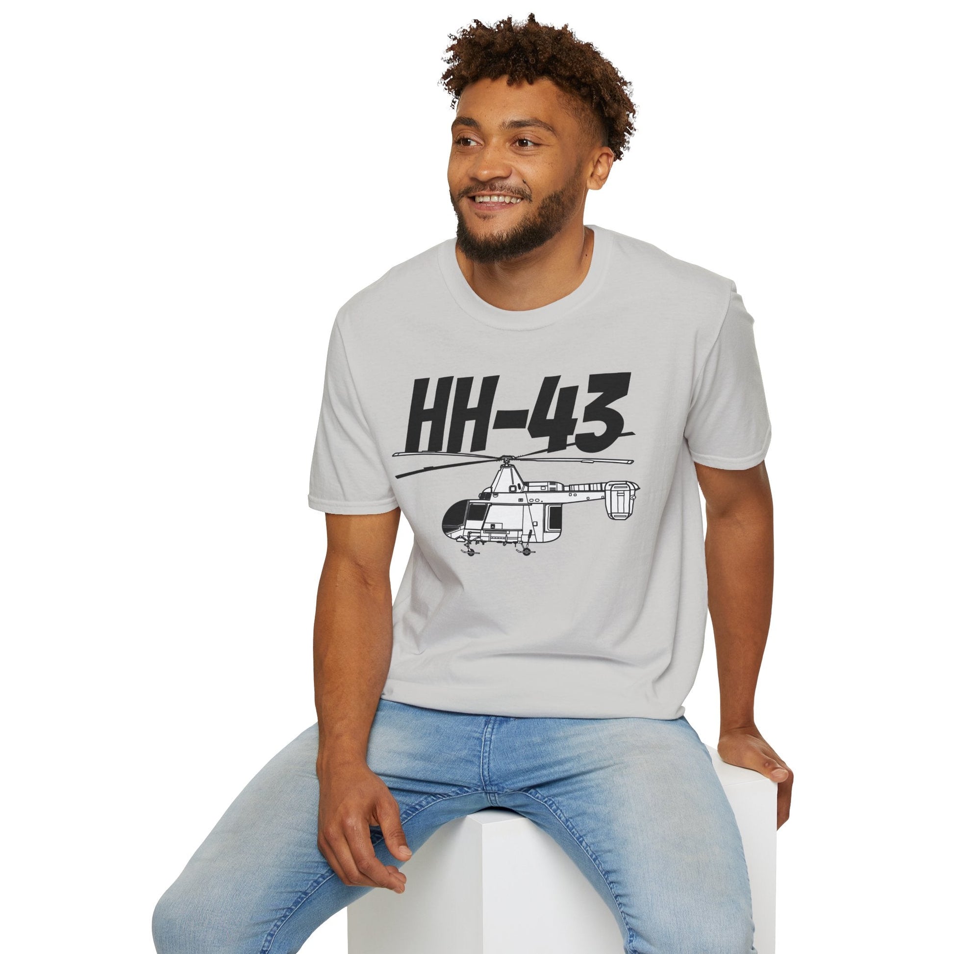 HH-43 Side Profile T-Shirt – Kaman Rescue Helicopter Tee - Gifts for pilots - Aviation apparel