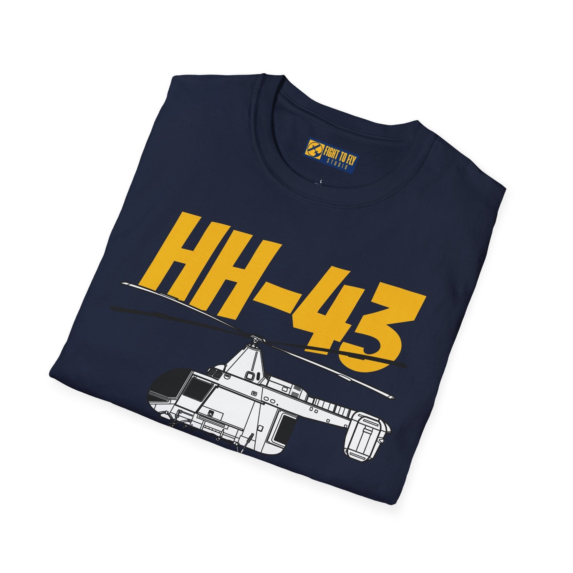 HH-43 Side Profile T-Shirt – Kaman Rescue Helicopter Tee - Gifts for pilots - Aviation apparel