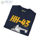 HH-43 Huskie Side Profile T-Shirt - Pilot gifts - WWII warbird t-shirt