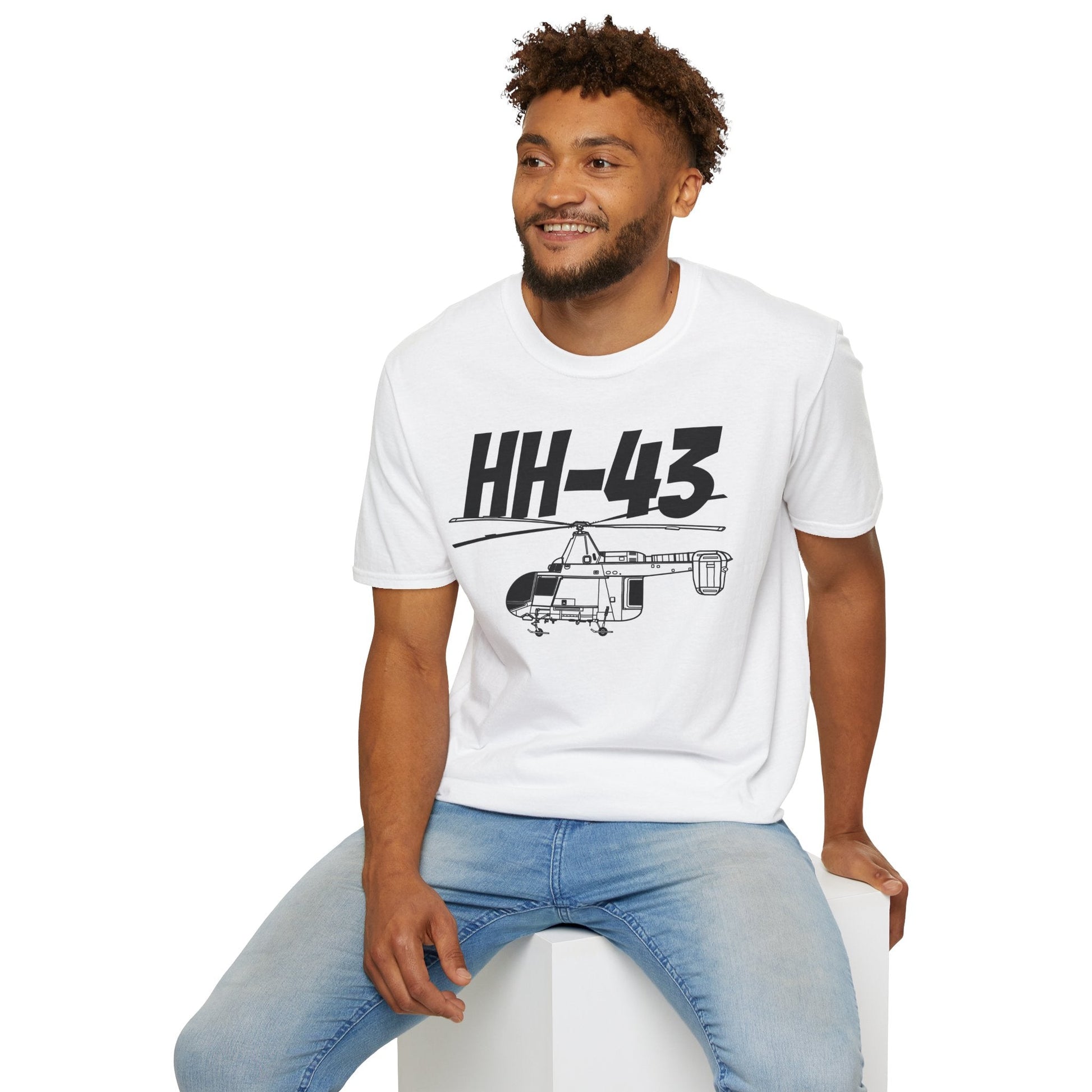 HH-43 Side Profile T-Shirt – Kaman Rescue Helicopter Tee - Gifts for pilots - Aviation apparel