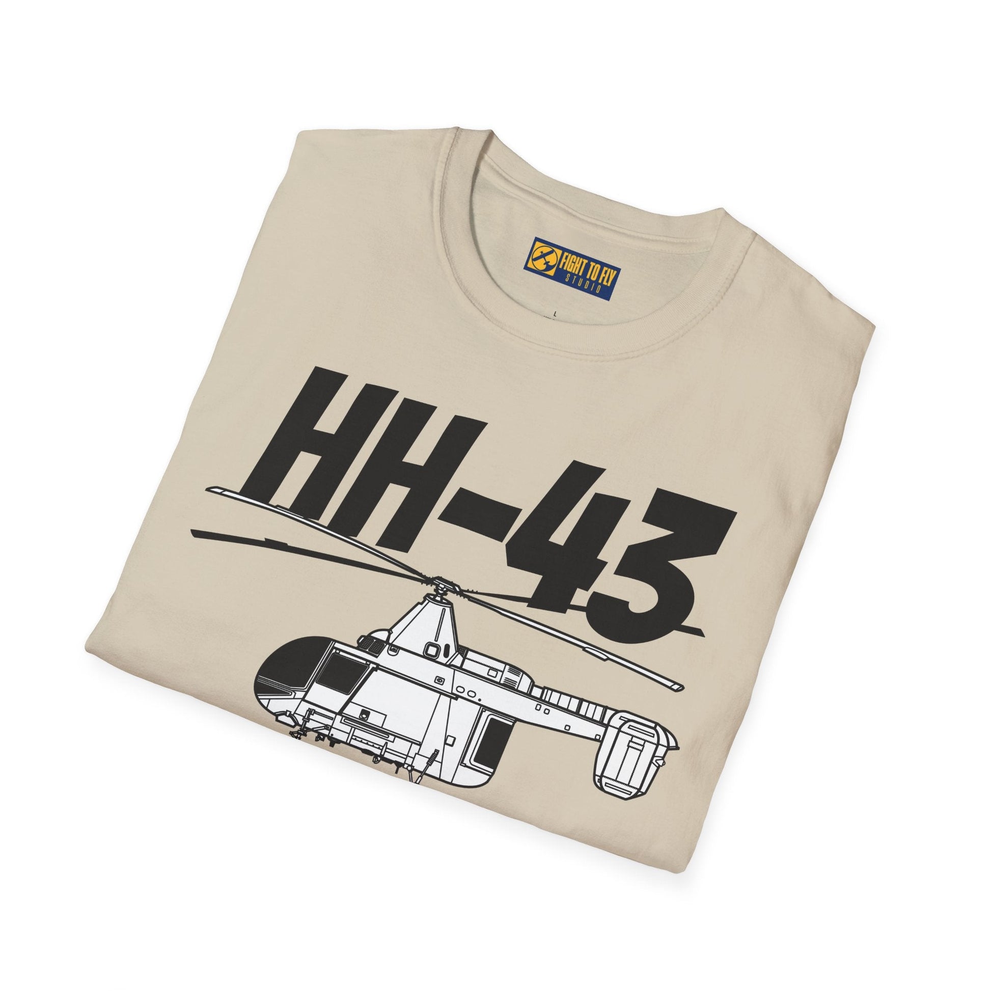 HH-43 Side Profile T-Shirt – Kaman Rescue Helicopter Tee - Gifts for pilots - Aviation apparel