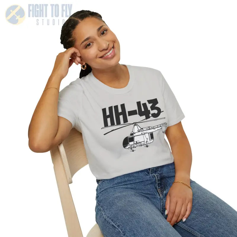 HH-43 Side Profile T-Shirt – Kaman Rescue Helicopter Tee - Pilot gifts - WWII warbird t-shirt