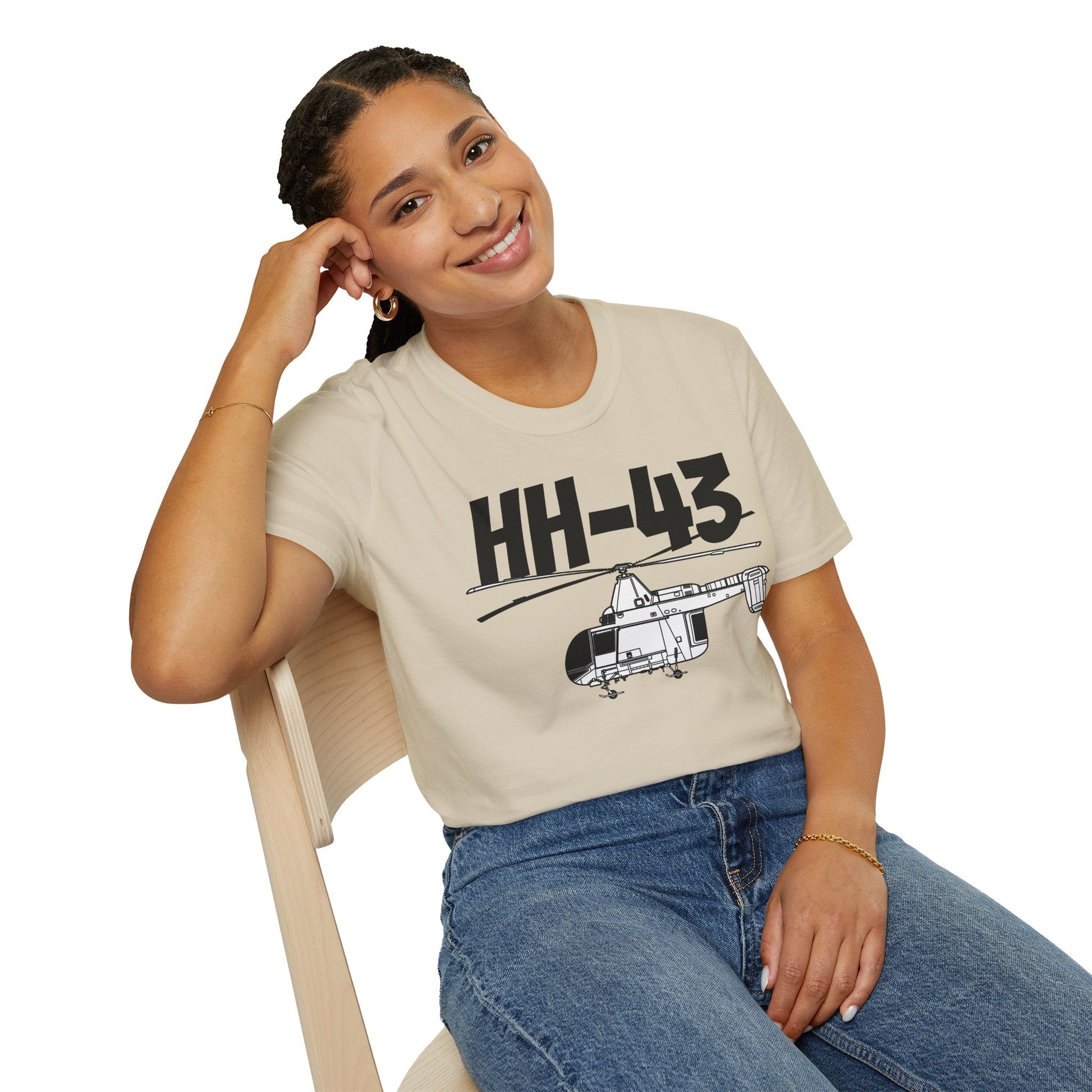 HH-43 Side Profile T-Shirt – Kaman Rescue Helicopter Tee - Gifts for pilots - Aviation apparel