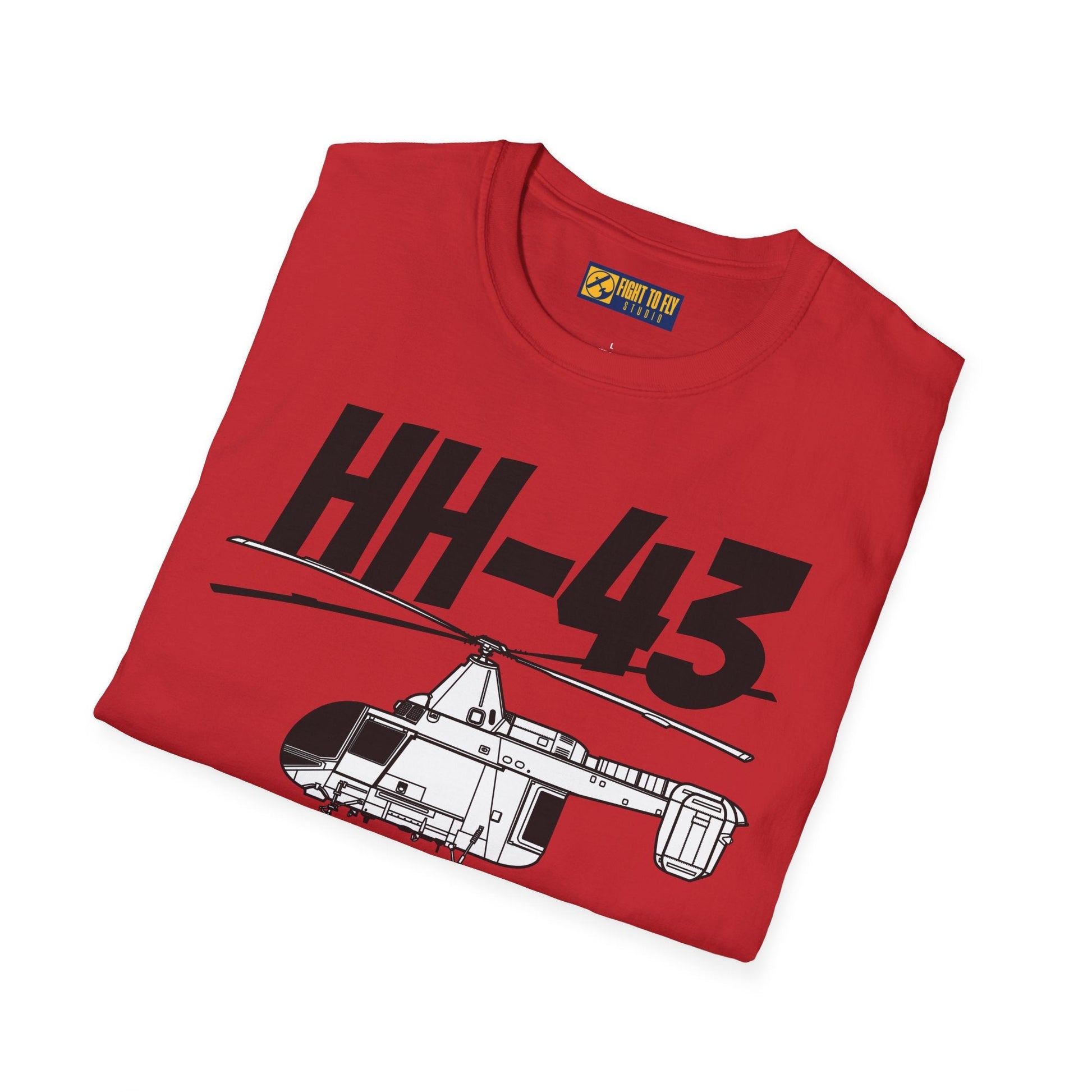 HH-43 Side Profile T-Shirt – Kaman Rescue Helicopter Tee - Gifts for pilots - Aviation apparel
