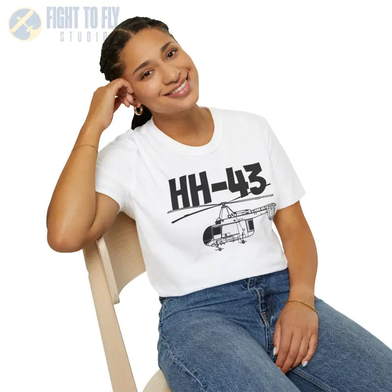 HH-43 Side Profile T-Shirt – Kaman Rescue Helicopter Tee - Pilot gifts - WWII warbird t-shirt