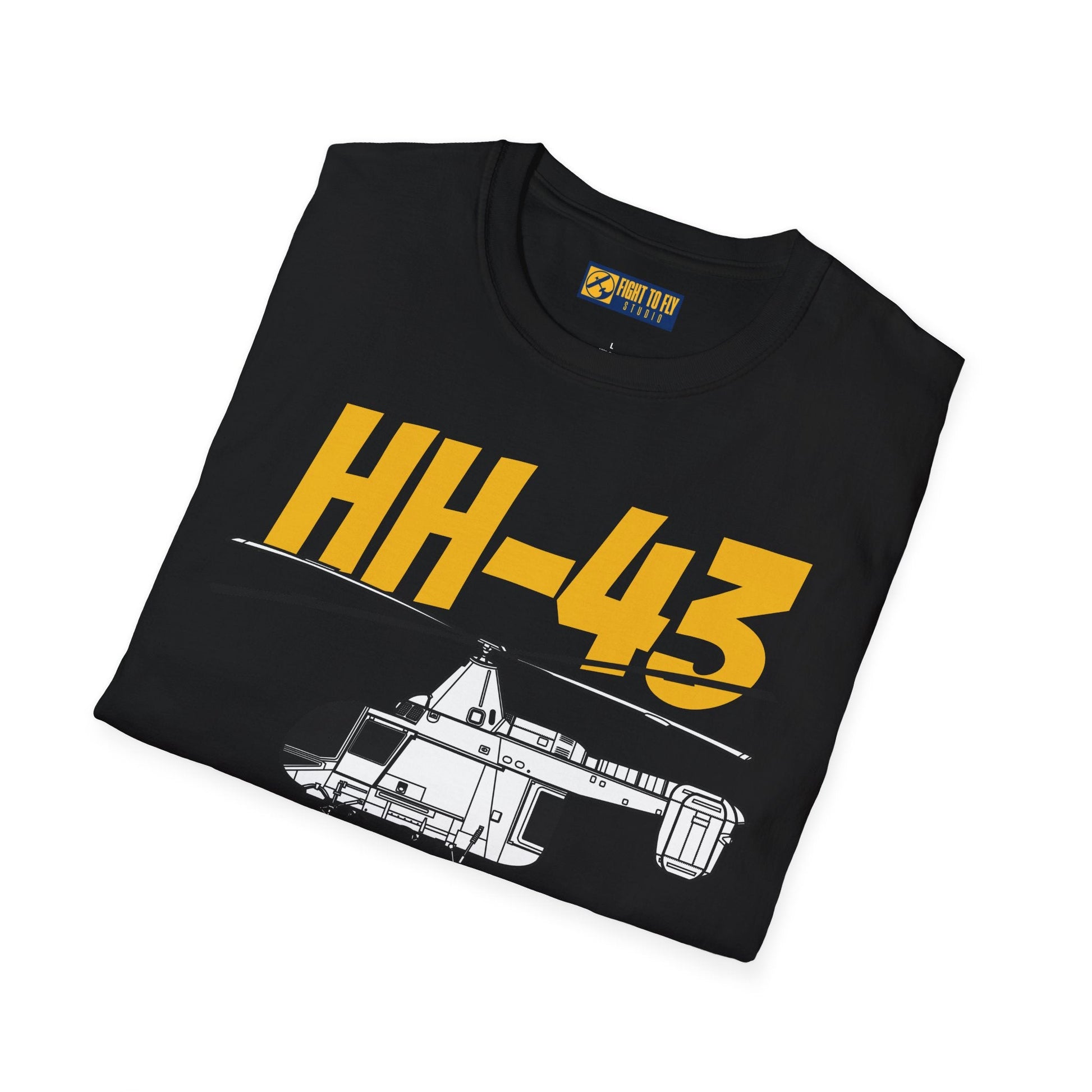 HH-43 Side Profile T-Shirt – Kaman Rescue Helicopter Tee - Gifts for pilots - Aviation apparel