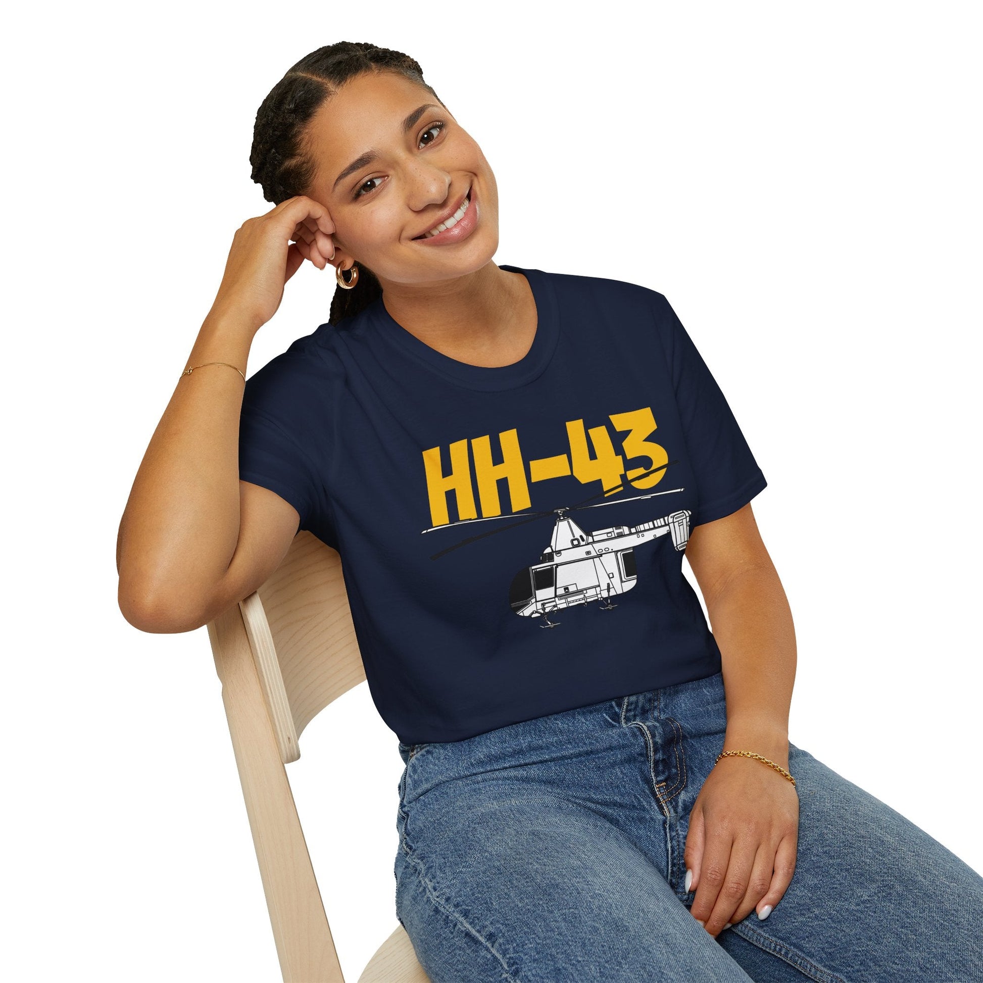 HH-43 Side Profile T-Shirt – Kaman Rescue Helicopter Tee - Gifts for pilots - Aviation apparel