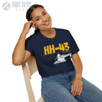 HH-43 Huskie Side Profile T-Shirt - Pilot gifts - WWII warbird t-shirt