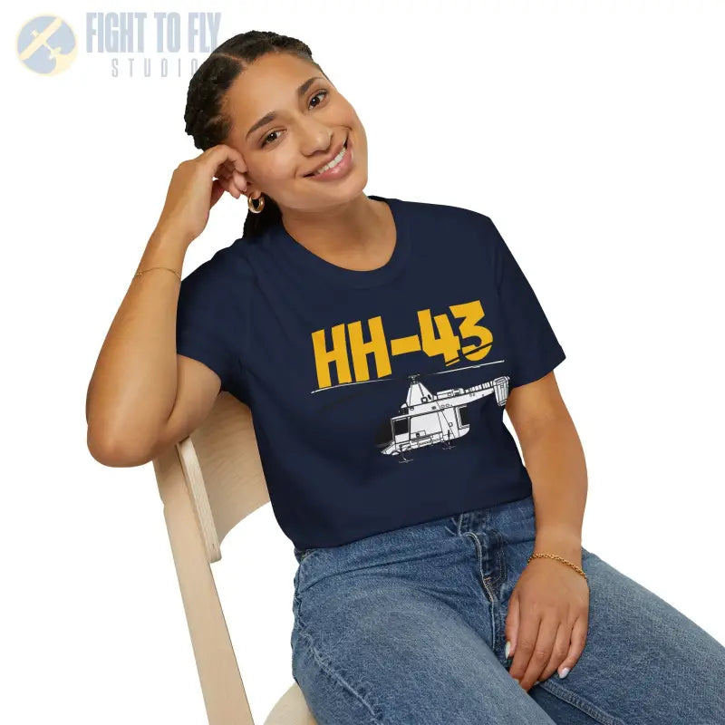 HH-43 Side Profile T-Shirt – Kaman Rescue Helicopter Tee - Pilot gifts - WWII warbird t-shirt
