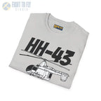 HH-43 Huskie Side Profile T-Shirt - Pilot gifts - WWII warbird t-shirt